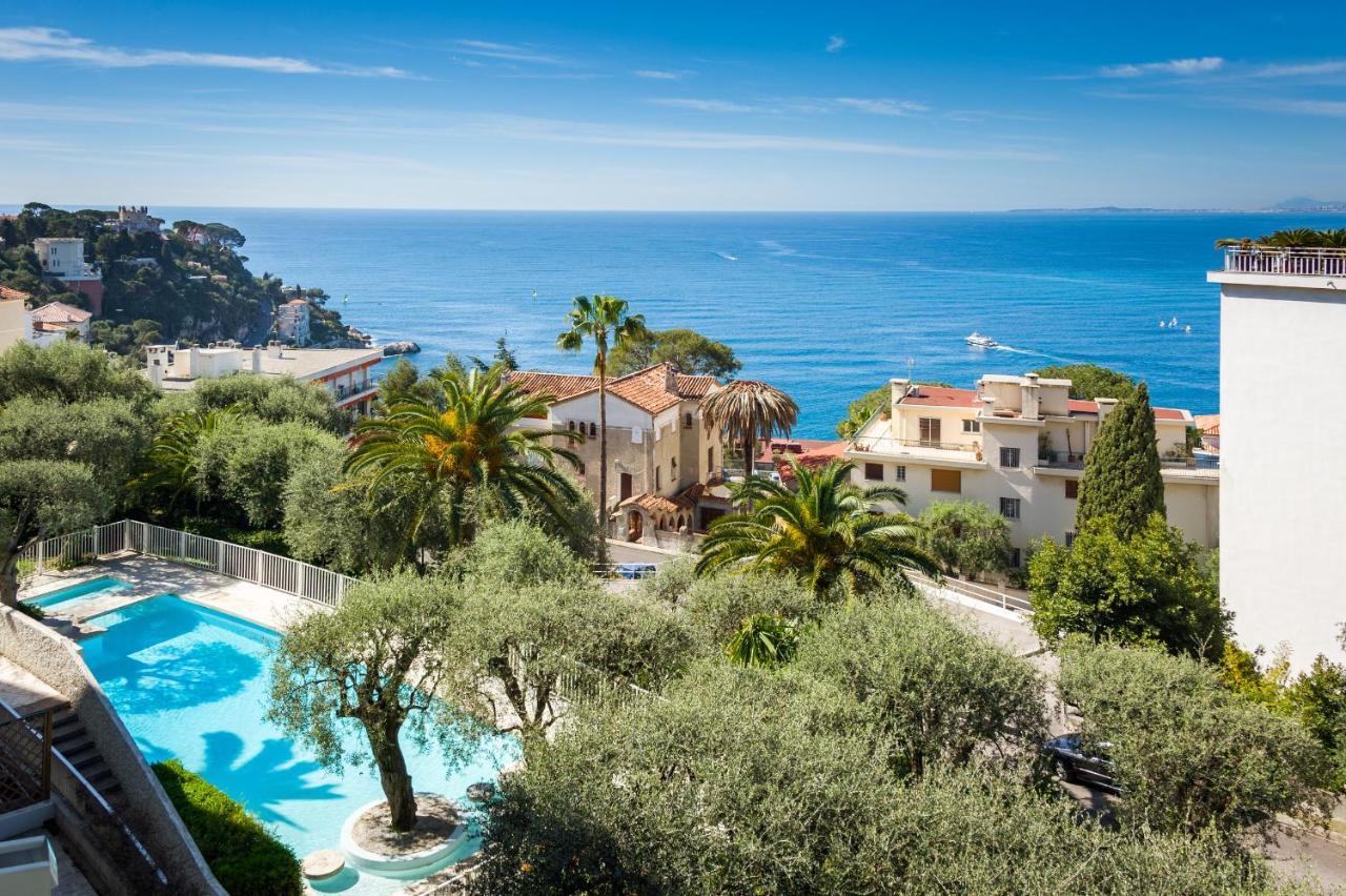 Apartment Ferienwohnung Les Oliviers Ueber Den Daechern Von Ruhig Sonnig Meerblick Pool Tiefgarage Parkplatz Nizza